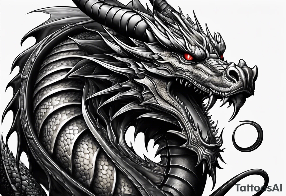 Dragon, uroboros tattoo idea