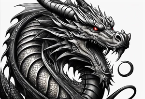 Dragon, uroboros tattoo idea