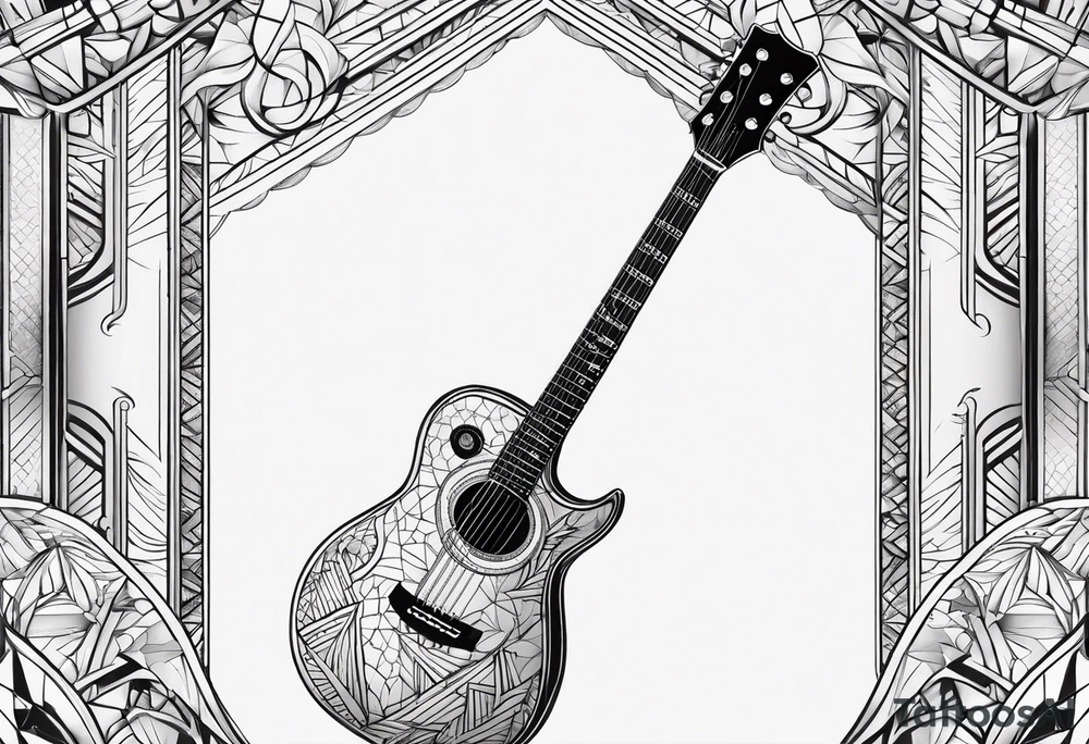 Cricket, Guitar, sport tattoo idea
