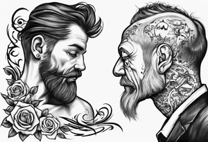 Fathers love for his son tattoo idea