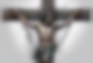 dying on the cross tattoo idea