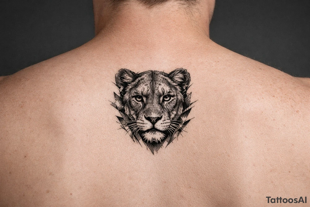 Lioness rib tattoo for women tattoo idea