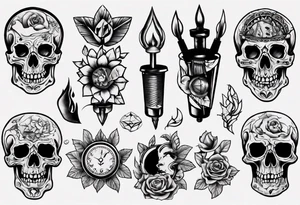 huellas tattoo idea