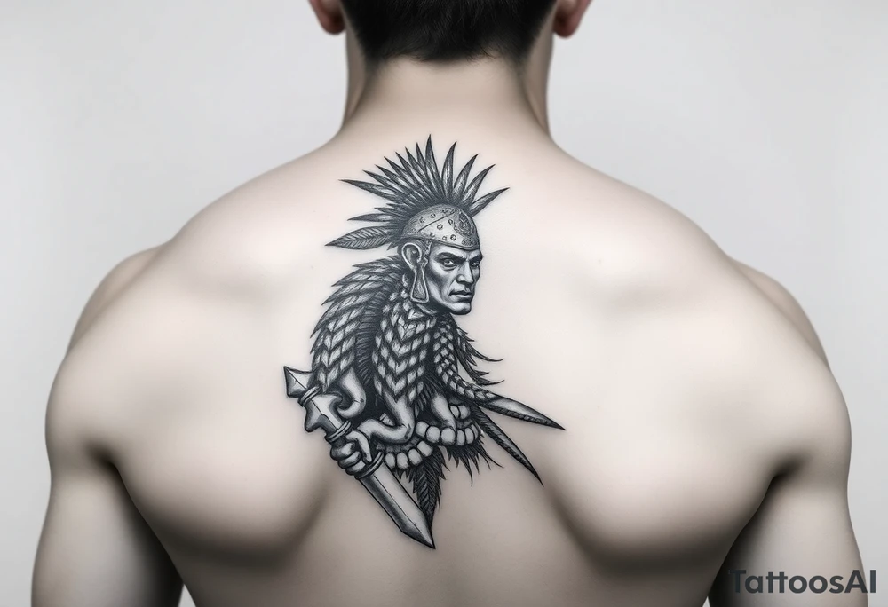 Purepecha warrior tattoo idea