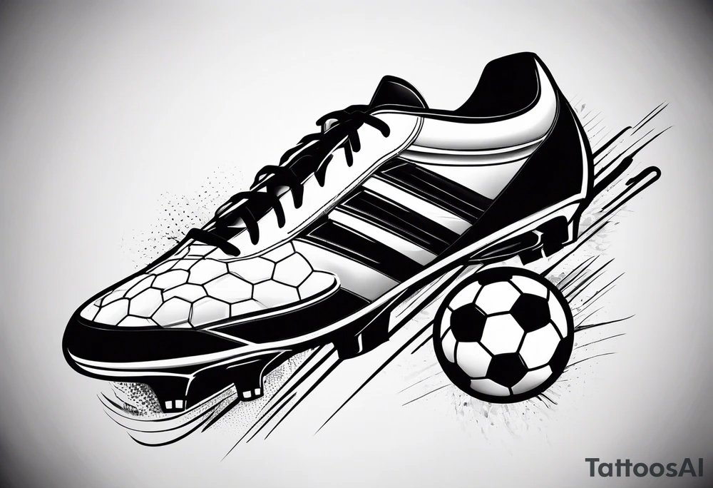 Soccer stick tatoo tattoo idea