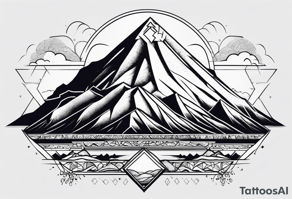 Mount ararat tattoo idea