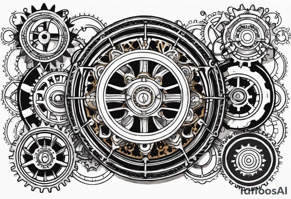 Steampunk Gear tattoo idea