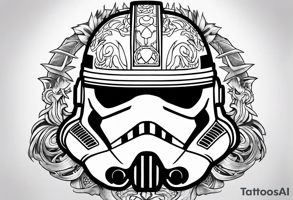 Star Wars, Captain Rex, Pistols drawn, Phoenix Squadron Helmet, tattoo idea