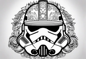 Star Wars, Captain Rex, Pistols drawn, Phoenix Squadron Helmet, tattoo idea