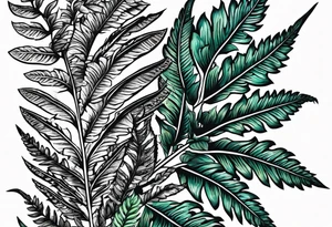 ferns tattoo idea