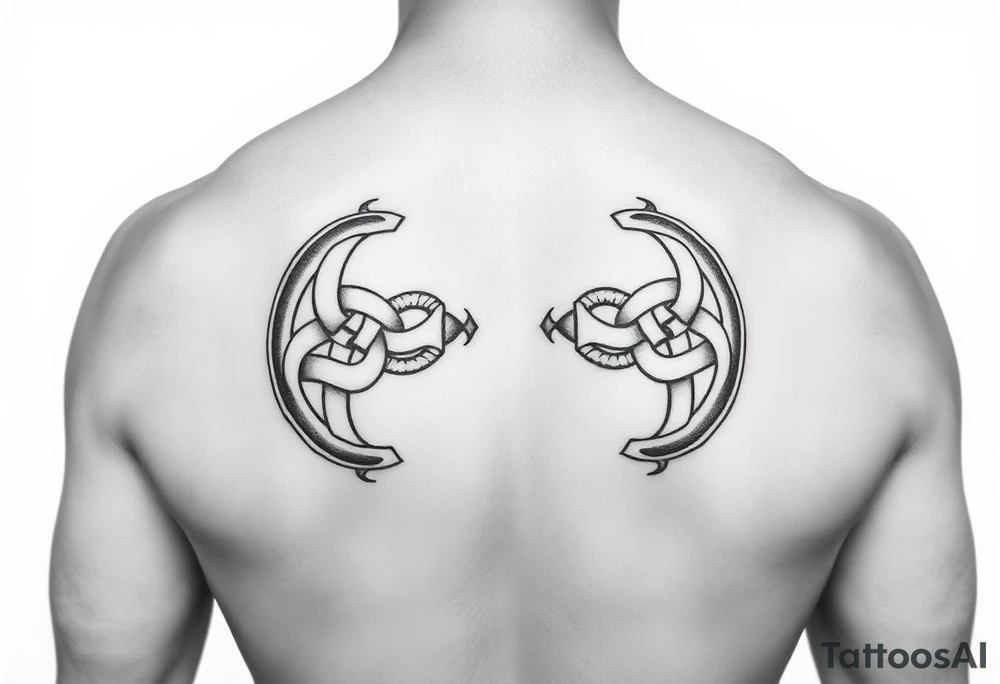 A Celtic knot on the left pec tattoo idea