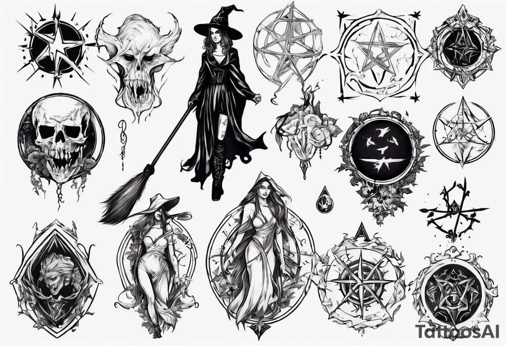 witch like a path of exile games tattoo idea