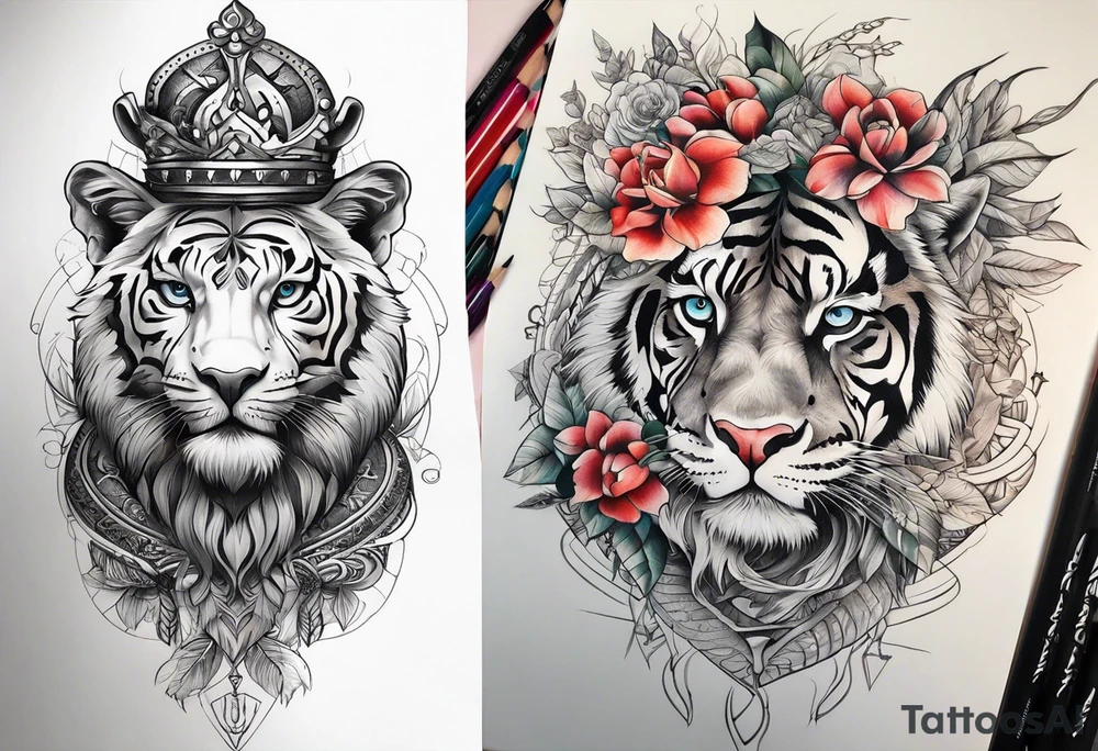 Огонь и вода любовь tattoo idea