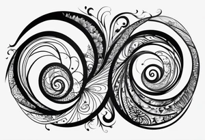 Spiral within a spiral tattoo idea
