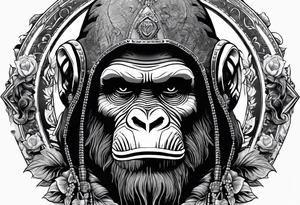Caeser from planet of the apes tattoo idea