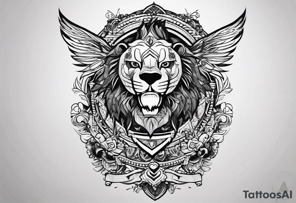 A symbol that emphasizes intelligence, strength and determination. tattoo idea A symbol that emphasizes intelligence, strength and determination. tattoo idea