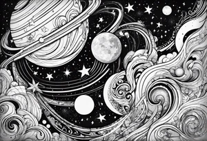 With all my heart and all my soul, to the end of the universe. To infinity and beyond tattoo idea