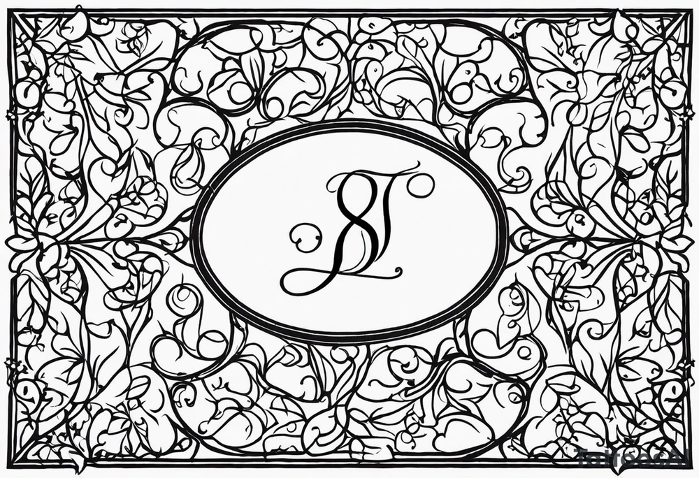 31.8742° N, 91.1366° W, with very simple ivy vines on both sides. tattoo idea