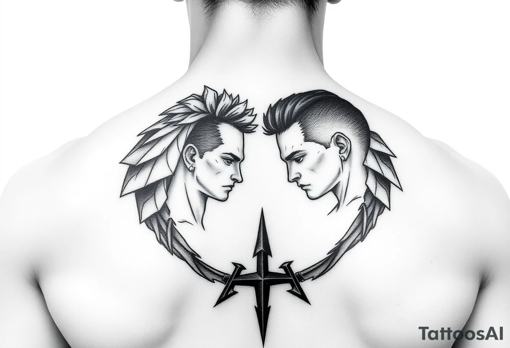 Two sons tattoo idea
