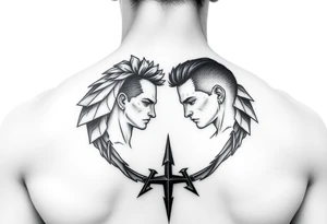 Two sons tattoo idea