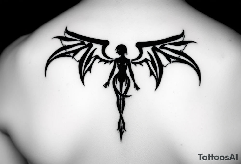 lilith symbol of female power
minimalist
abstract no faces drawn. no wings. symbols of feminine signs
on thigh tattoo idea