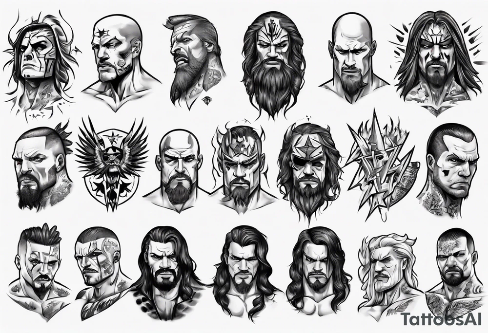 The Judgement Day WWE tattoo idea