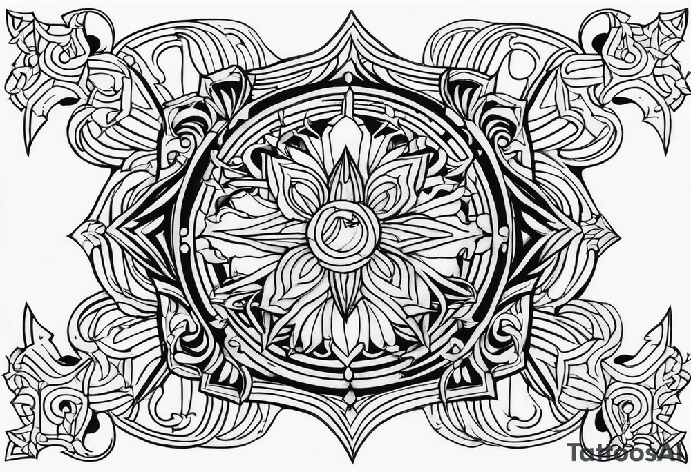 sigilism design tattoo idea
