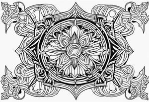 sigilism design tattoo idea