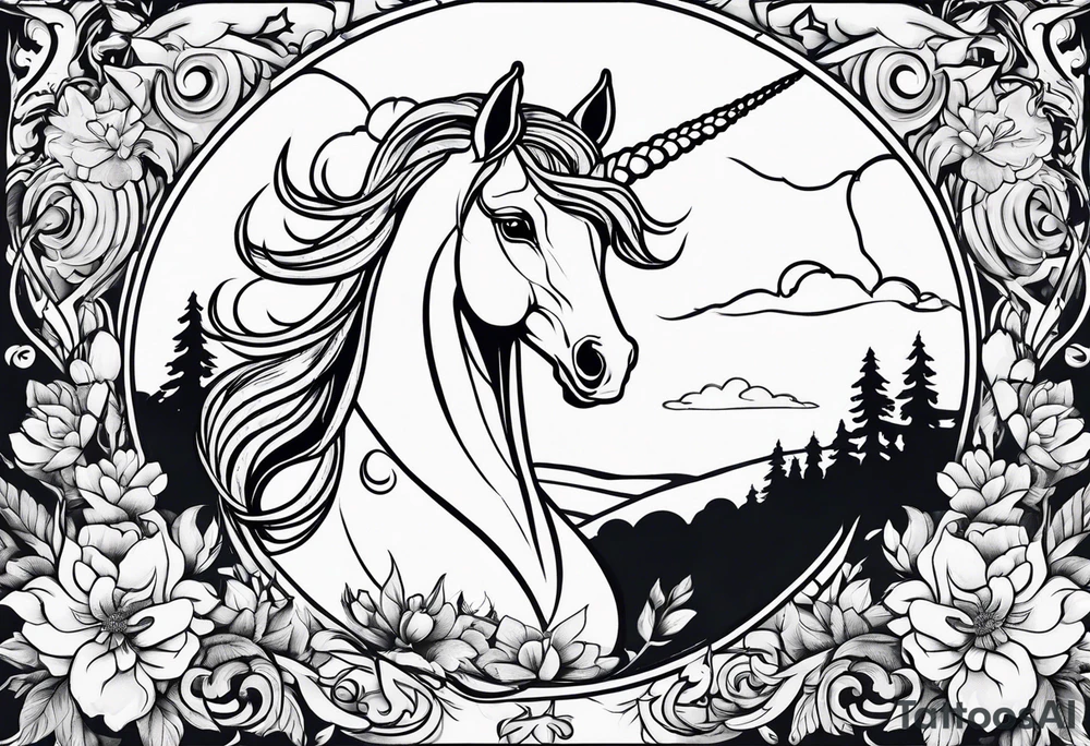 The Last Unicorn tattoo idea