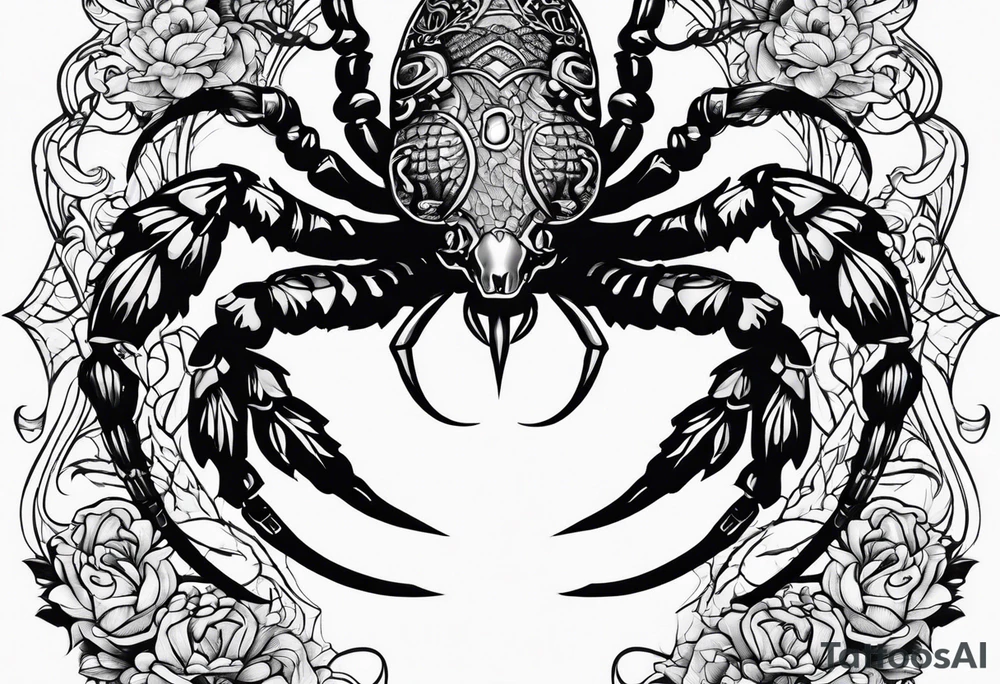 scorpio tattoo idea