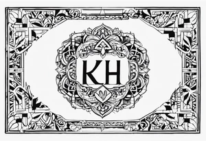 I want to combine elements that represent my mother's last name, 'Yaber,' which originates from Lebanon, and my father's last name, 'Kleinert,' which is German tattoo idea