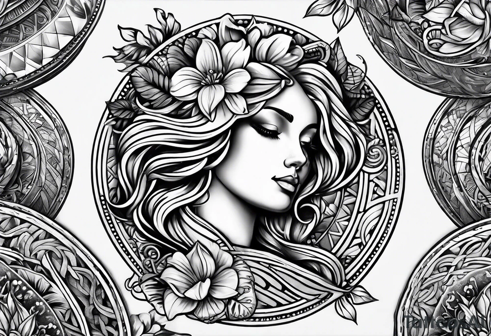 Lucky penny tattoo idea