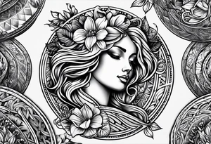 Lucky penny tattoo idea