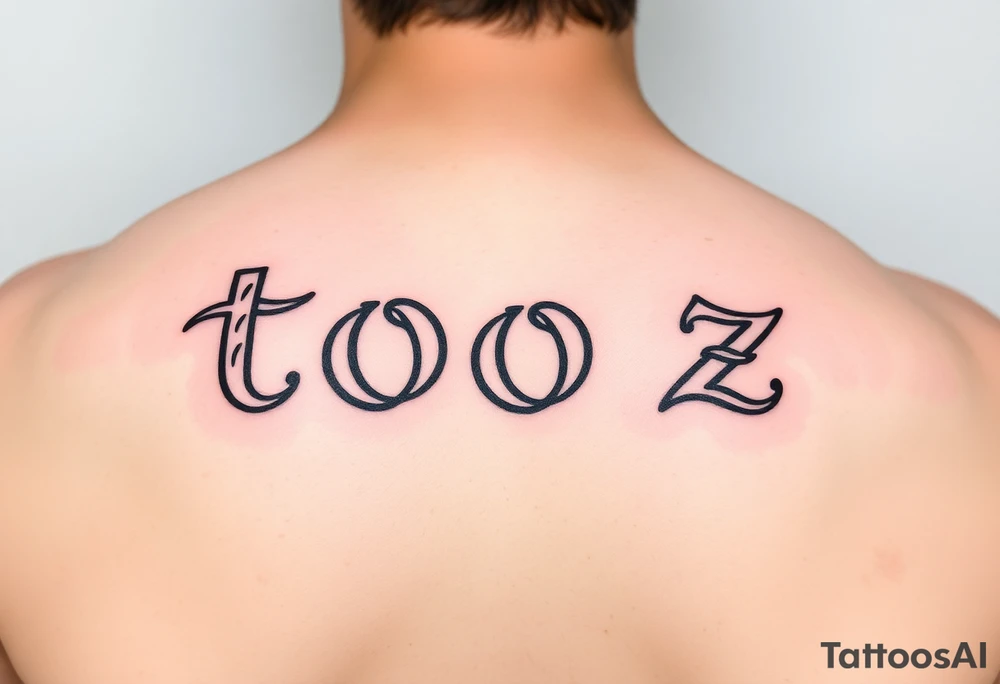 tooz tattoo idea