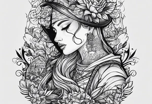 father puzzle tattoo idea