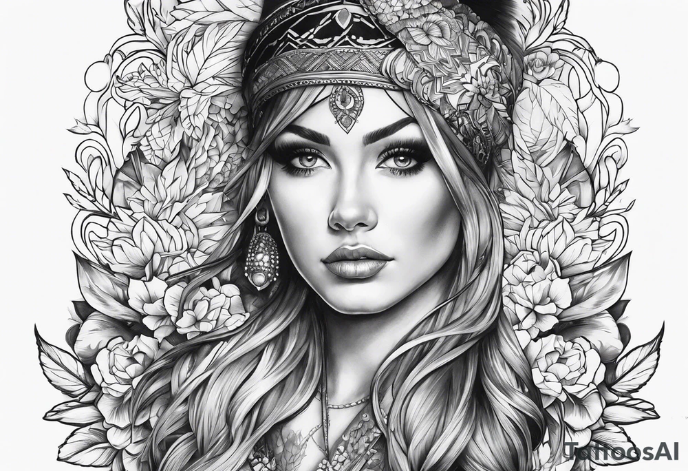 Býk, mocný, velky tattoo idea