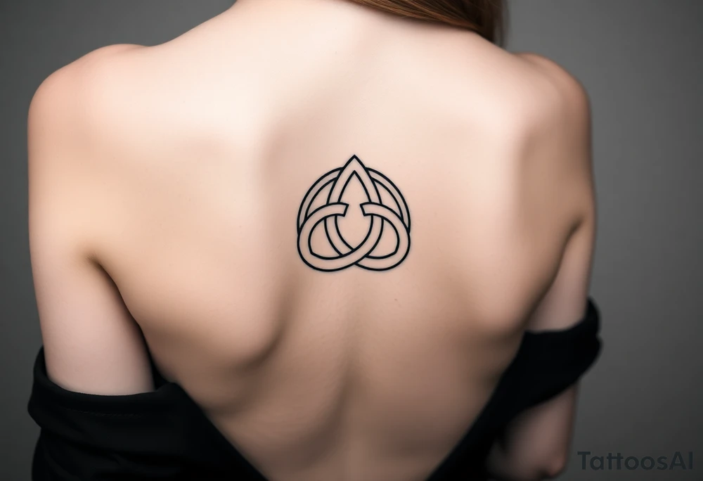 classic Celtic trinity knot. placement on the inner arm tattoo idea