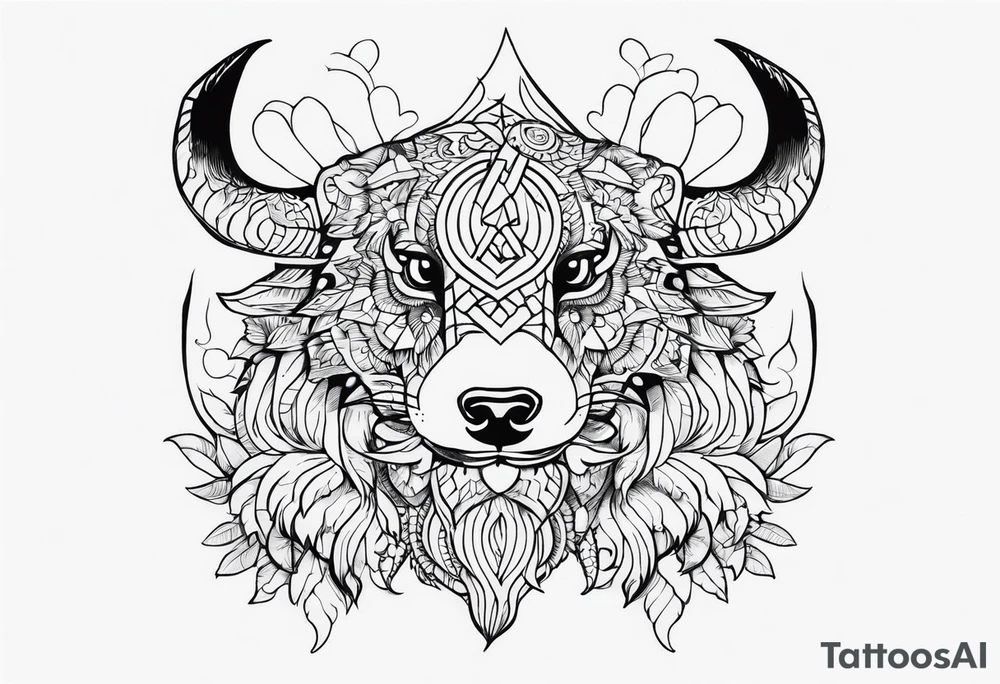 a showdow creature that had an intimidation position tattoo idea