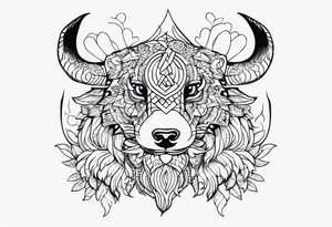 a showdow creature that had an intimidation position tattoo idea