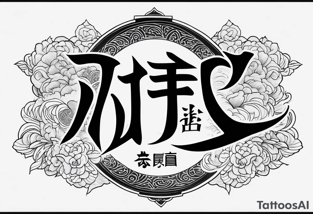 Write the word Nain tattoo idea
