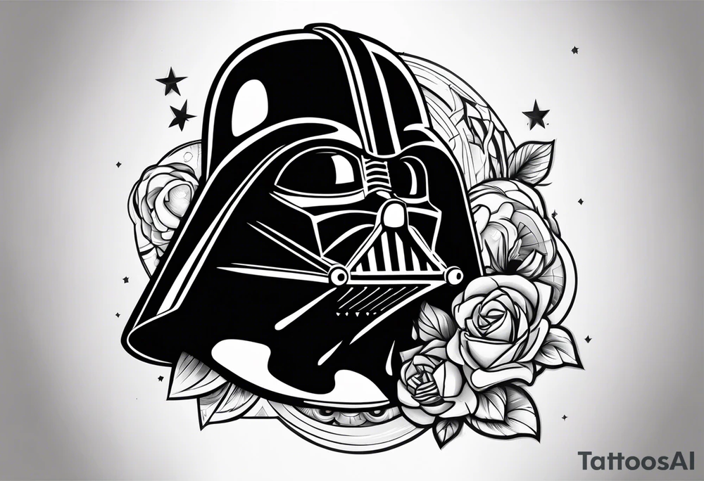 Starwart Dart Vader tattoo idea