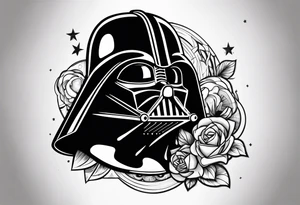 Starwart Dart Vader tattoo idea