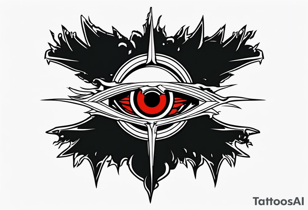 Hellsing bleeding eye logo tattoo tattoo idea