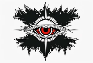 Hellsing bleeding eye logo tattoo tattoo idea