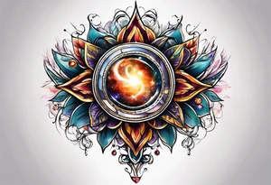 Supernova tattoo idea