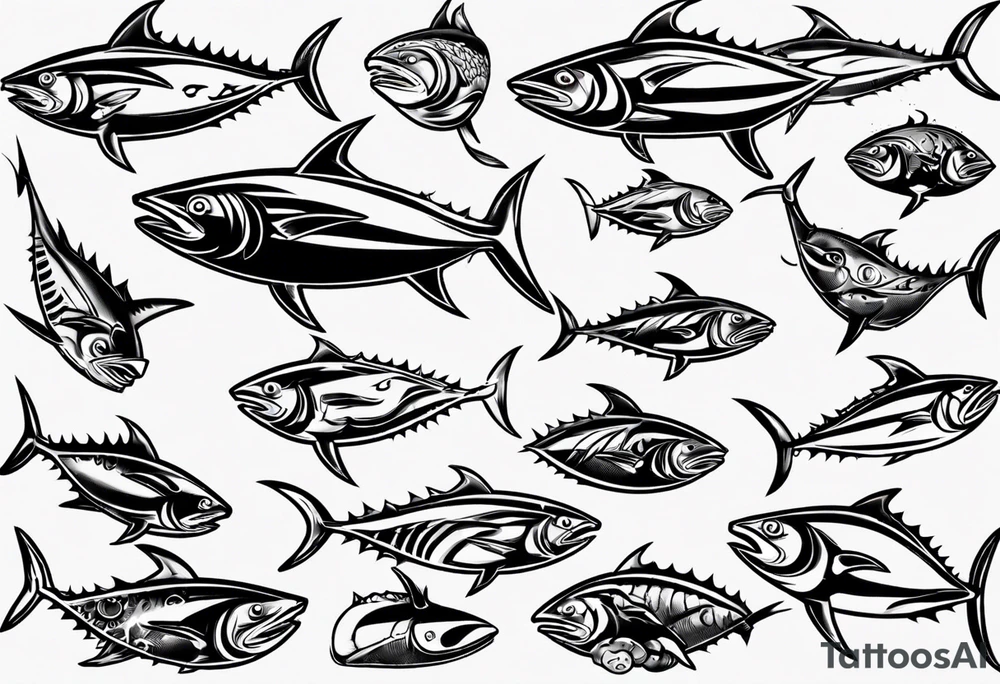 tuna tattoo idea