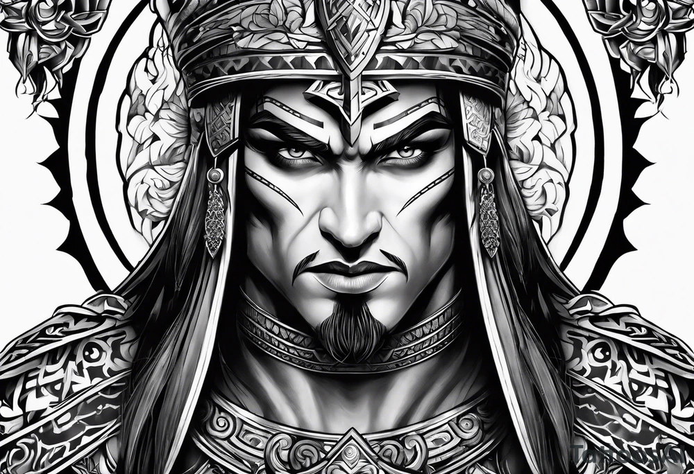 Warrior of Darkness tattoo idea