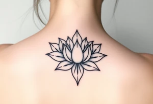 lotus flower frost tattoo idea