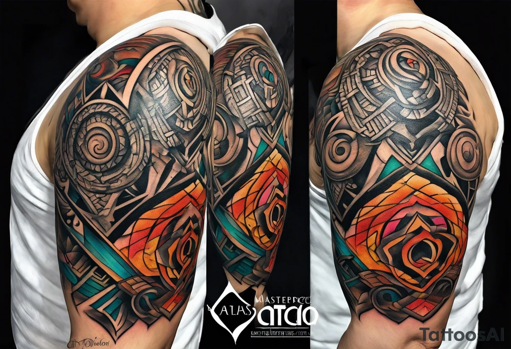 Atlas tattoo idea