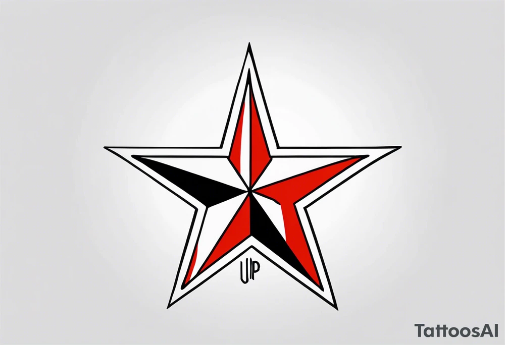 us army star tattoo idea